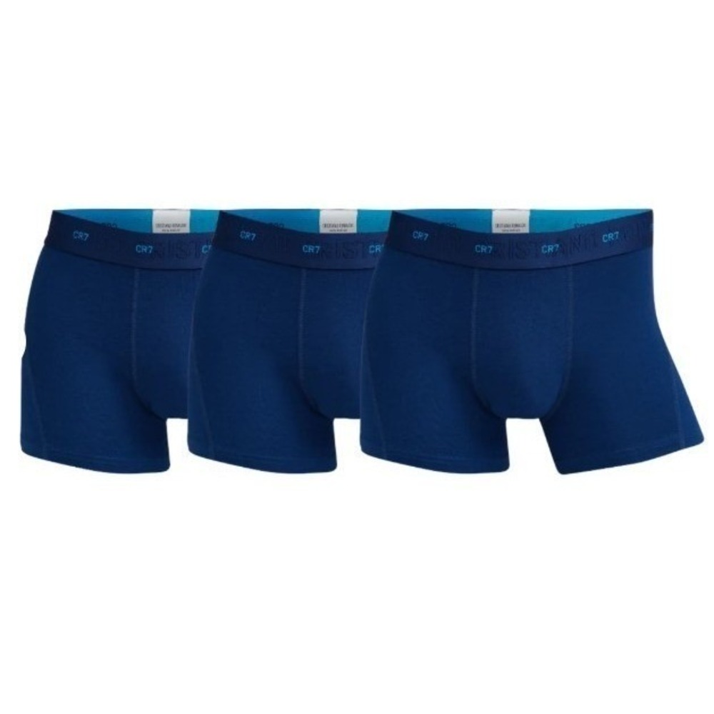CR7 Cristiano‎ Ronaldo Mens 2XL Blue 3 Pack Soft Bamboo Luxury Boxer Briefs